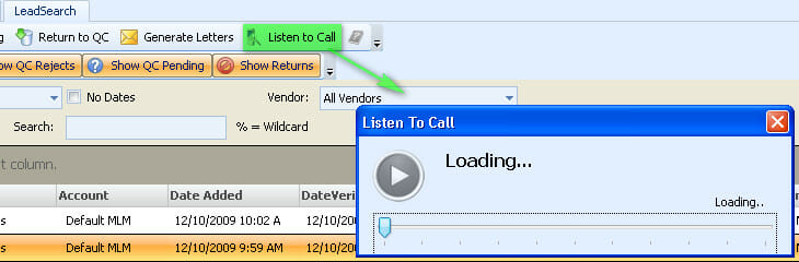 Call Monitor Example 1.1