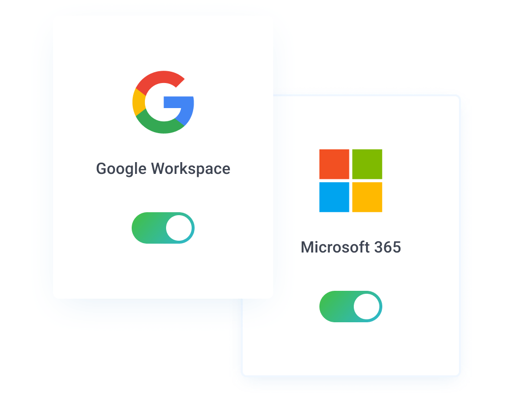 Microsoft 365 or Google Workspace Integration