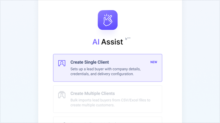 LeadExec's AI Assist for Lead Distribution Set Up